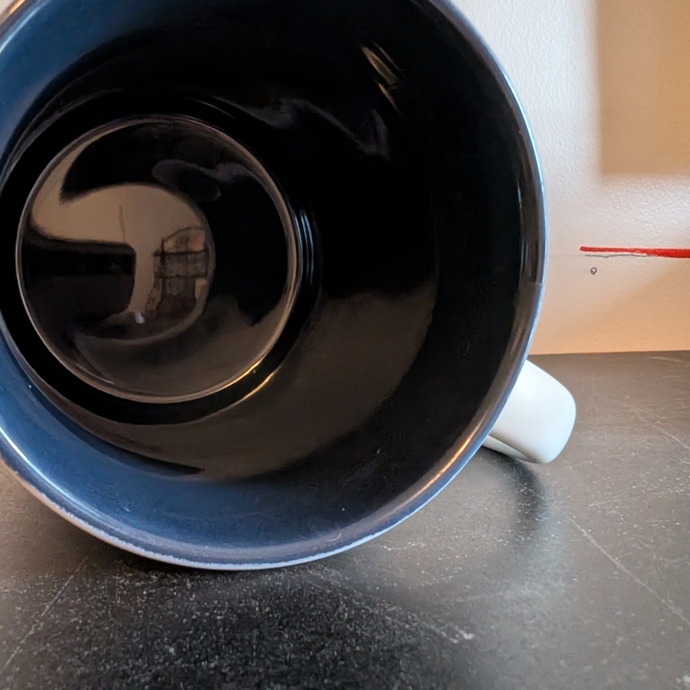 Indigo K Mug with Blue Interior - Picture 4 of 4